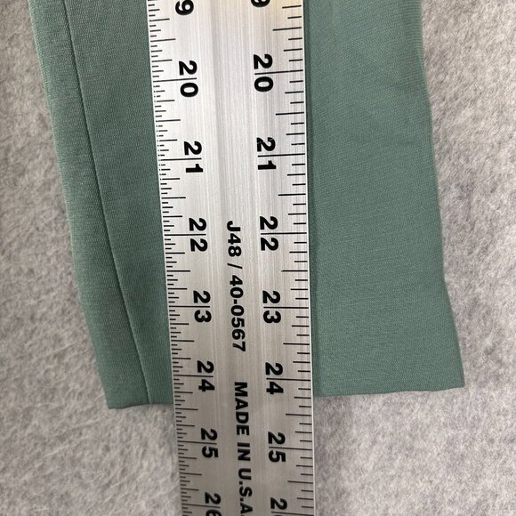 Zara Blazer Women Medium Light Green Longline Straight Single Vented Office NWOT - Picture 6 of 13